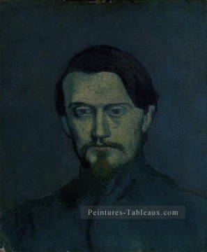 portrait Tableau Peinture - Portrait Mateu Fernandez Soto3 1901 Pablo Picasso